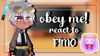 obey me! react to F!Mc//English and spanish//short//⚘kate_benedict⚘