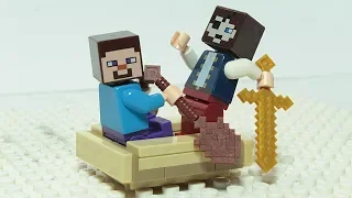 Lego Minecraft Brick Building Pirate Ship Animation Stop Motion