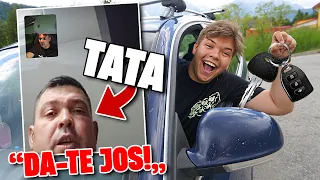 AM FURAT MASINA TATALUI MEU! *PRANK* (s-a suparat pe mine)