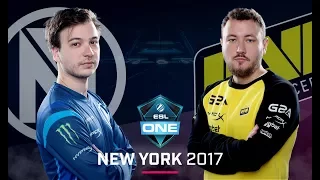 CS:GO - EnVyUs vs. Na'Vi [Cbble] Map 2 - Group A Elimination - ESL One New York 2017