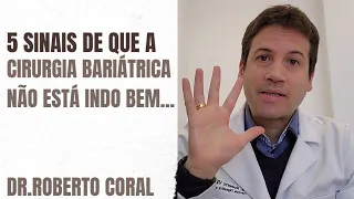 5 SINAIS DE QUE A SUA CIRURGIA BARIÁTRICA NÃO ESTÁ INDO BEM!