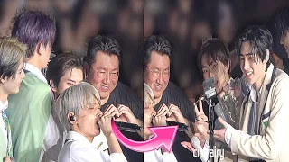 Enhypen interaction with PD Nim and their Family on Tour Concert Seoul