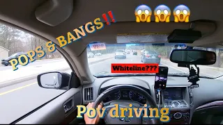 How to use POPS & BANGS on your TUNED Infiniti g37/370z *POV DRIVING* (HEADPHONE WARNING)