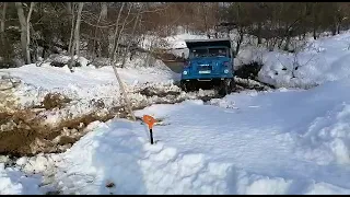 Tatra 148 in snow Татра 148