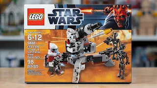 LEGO Star Wars 9488 ELITE CLONE TROOPER & COMMANDO DROID BATTLE PACK Review! (2012)