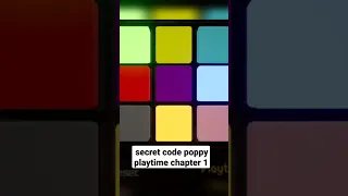 SECRET CODE POPPY PLAYTIME CHAPTER 1