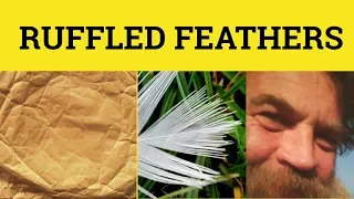 🔵 Ruffled Feathers - Ruffle Somebody's Feathers Meaning - A Few Ruffled Feathers Examples - Idioms