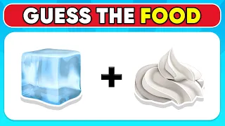 Guess The Food By Emoji | Food And Drink Emoji Quiz 🤔 Easy, Medium, Hard