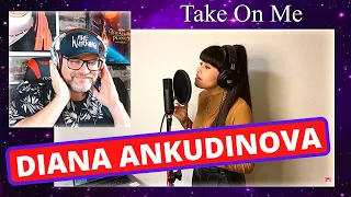 American's First Time Reaction to the song "Take on Me" by Diana Ankudinova