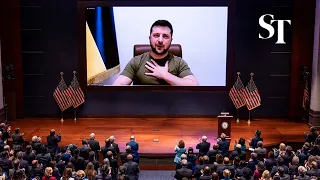 Ukraine's Zelensky to Biden: 'Be the leader of peace'