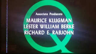 Quincy M.E  End Credits 1979