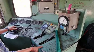 How to start a diesel locomotive engine full process live video