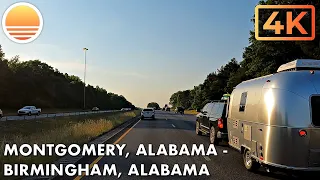 Montgomery, Alabama  to Birmingham, Alabama! Drive with me in Alabama!