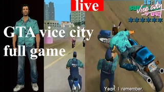 GTAVC Grand theft auto vihcle  Vice City   Full Game  (try to pass mission)