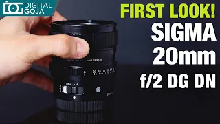 Sigma 20mm F2 DG DN FIRST LOOK! | Sigma I Series Lenses