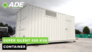 Super-Silent 550 kVA Containerised FG Wilson Diesel Generator Package
