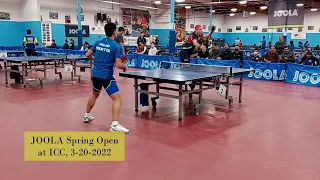 Final: Kou Lei (2843) vs Rajko Gommers (2709) - JOOLA Spring Open at ICC on 3-20-2022