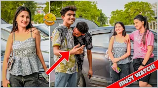 Ki$$ing on Boobs😂 Prank on Girl's || Amazing Reactions || Mr Viraj Prank