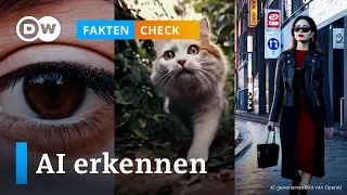 Faktencheck: Wie erkenne ich KI-Videos von Sora? | DW Nachtichten