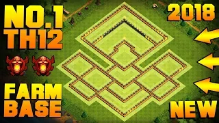 BEST TH12 FARMING BASE 2018 w/ PROOF!! | NEW CoC Town Hall 12 Hybrid Base | Clash of Clans