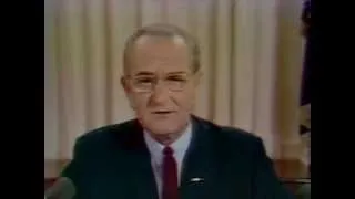 President Johnson's Address to the Nation, 3/31/68. WHCA VTR 242-A.