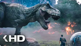 Running from the Volcano Explosion Scene - Jurassic World 2 (2018)
