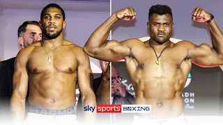 JOSHUA VS NGANNOU! ⚖ | FULL WEIGH-IN