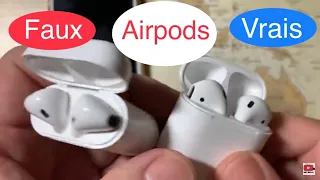 Comment reconnaitre des faux airpods de chez APPLE