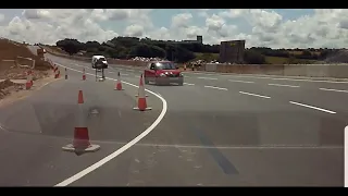 New A30 Underpass -Truro to St.Agnes - CAUTION: Looks like Dual Carriageway. Near Miss-19 06 2023