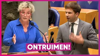 Totale chaos in Tweede Kamer na clash FvD en D66