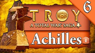 SIEGE OF TROY, USING THE TROJAN HORSE! TROY Total War Saga: Achilles Campaign Gameplay #6