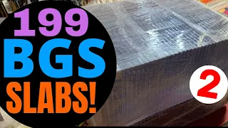 VID 2 OF 1,000+ BECKETT SLABS RETURN OPENING! 199 BGS GRADED POKEMON CARDS! COLLECTING & INVESTING