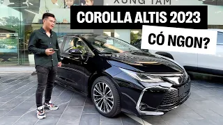 Ngồi thử Toyota Corolla Altis 2023 giá 780 triệu đồng: Thêm nâng cấp và tăng thời gian bảo hành