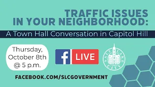 Virtual Town Hall - Traffic Issues in Your Neighborhood