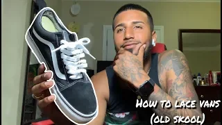 Best way to lace up shoes | How to lace vans | Old skools