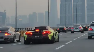 Kuala Lumpur morning traffic sight and sounds