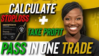 HOW I PASSED MY 100K FUNDED CHALLENGE IN ONE GOLD TRADE + How to Calculate your PROFIT/LOSS in CASH