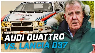 Clarksons Beste Rallymatch: 1983 Audi Quattro VS. Lancia 037 | Prime Video Norge