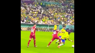 World Cup 2022 - Brazil 🇧🇷 2 - 0 🇷🇸 Serbia | Fans reacts to Neymar's incredible skill