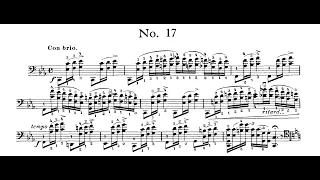 David Popper - Op.73, Étude No.17 Hohe Schule des Violoncello-Spiels