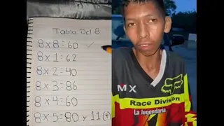 Cuando le pregunto las TABLAS del 8 a mi compa😂| *Si dices correcto Pierdes*😂|#rucurru