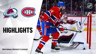 NHL Highlights | Avalanche @ Canadiens 12/5/19