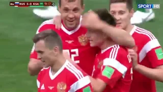 Russia vs Saudi Arabia 5 0   All Goals &Highlights   World Cup 2018