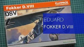 Eduard 1/48 Fokker D.VIII Profipack (8085) Review