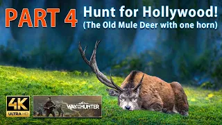 Way Of The Hunter (Part 4) | Hunt for Hollywood! (Mule Deer with one abnormal antler) [60fps | 4K]