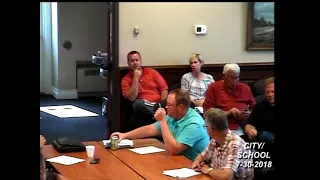 Fergus Falls MN City Council / School Board Meeting 7-30-2018