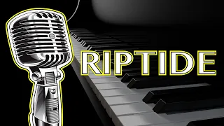 Riptide - Vance Joy Karaoke  | Accompaniment Piano | Backing Vocals Track Lower Keys