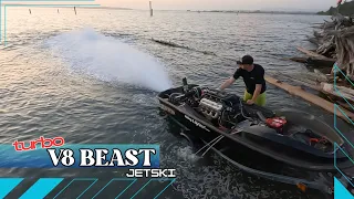Cant believe I didn't figure this out sooner.... v8 turbo jetski run in water