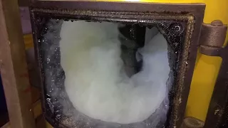 How to clean a solid fuel boiler using potato peelings (real test drive).