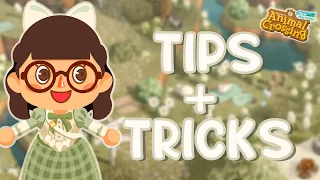 15 build TIPS & TRICKS for island decorating! // Animal Crossing New Horizons